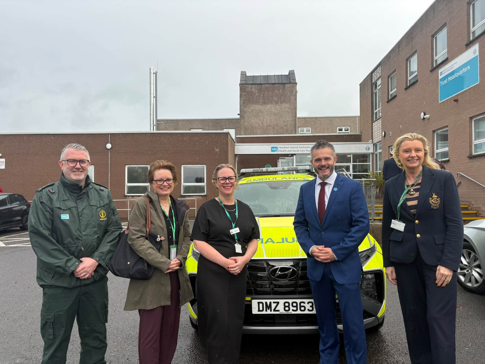Health Minister Robbie Butler visits NIAS